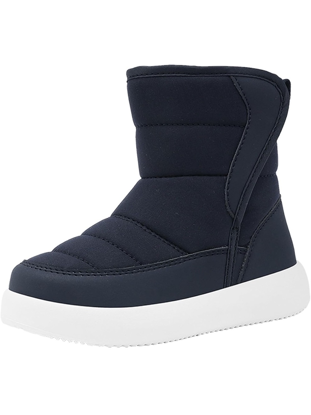 Kids Winter Boot - Navy Blue Slip-On 7 1234/1